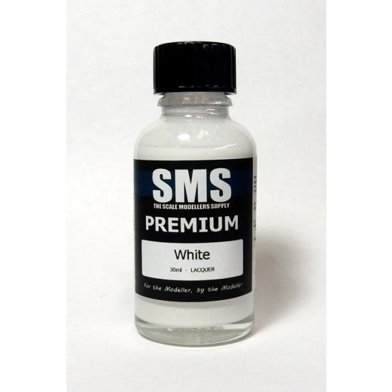 Acrylic Lacquer Paint - Premium #White (30ml)