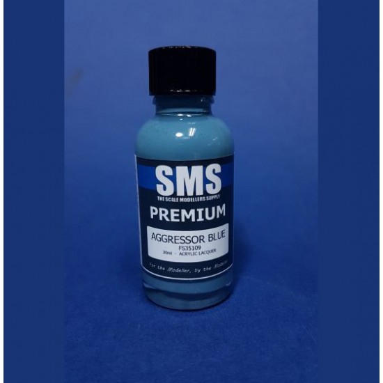 Acrylic Lacquer Paint - Premium Aggressor Blue (30ml)