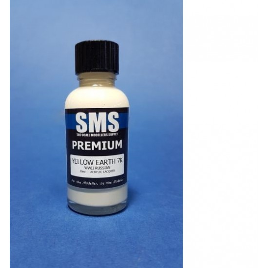 Acrylic Lacquer Paint - Premium Yellow Earth 7K (30ml)