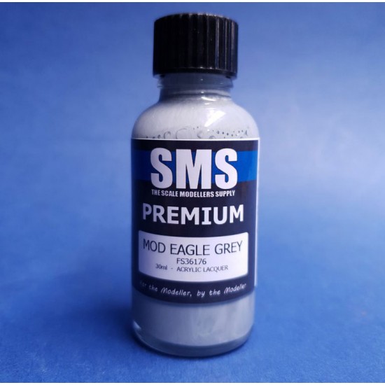 Acrylic Lacquer Paint - Premium Mod Eagle Grey FS36176 (30ml)