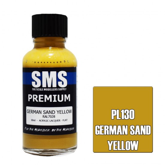 Acrylic Lacquer Paint - Premium German Sand Yellow Ral7028 Late War (30ml)