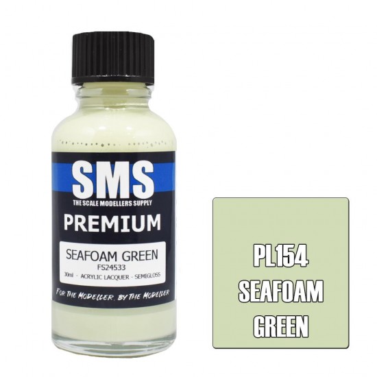 Acrylic Lacquer Paint - Premium Seafoam Green (30ml) 