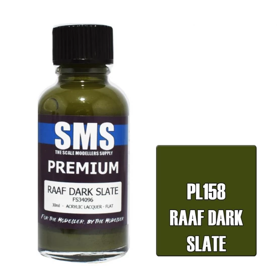 Acrylic Lacquer Paint - Premium RAAF Dark Slate FS34096 (30ml)