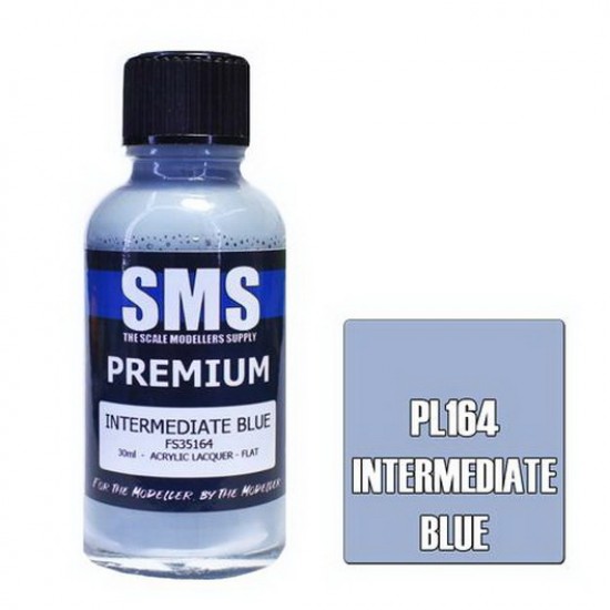 Acrylic Lacquer Paint - Premium Intermediate Blue (30ml)
