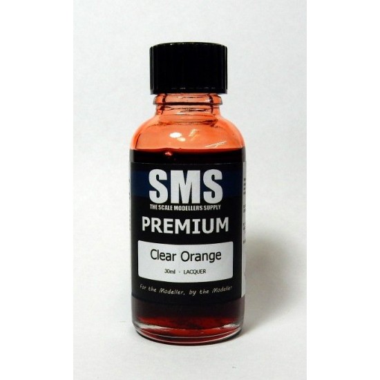 Acrylic Lacquer Paint - Premium #Clear Orange (30ml)