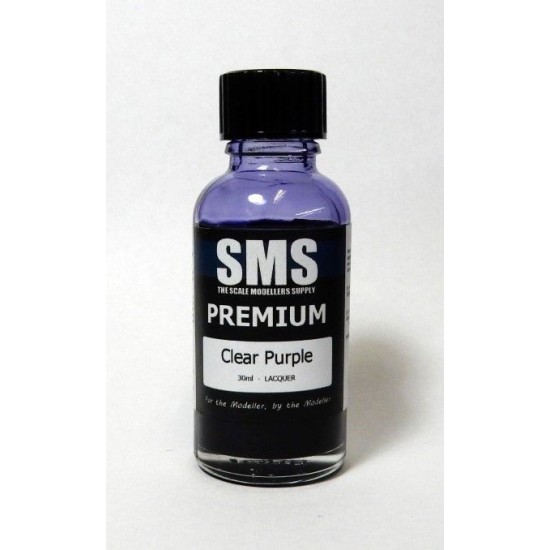 Acrylic Lacquer Paint - Premium #Clear Purple (30ml)