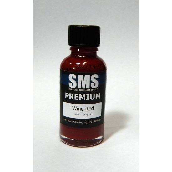 Acrylic Lacquer Paint - Premium #Wine Red (30ml)