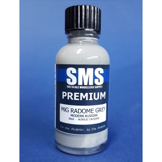 Acrylic Lacquer Paint - Premium MiG Radome Grey (30ml)