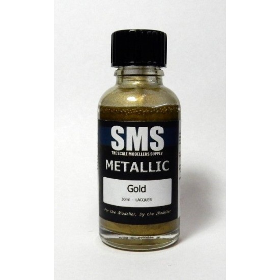 Acrylic Lacquer Paint - Metallic #Gold (30ml)