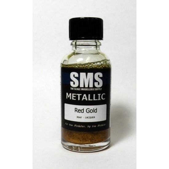 Acrylic Lacquer Paint - Metallic #Red Gold (30ml)