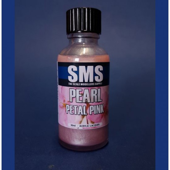 Acrylic Lacquer Paint - Pearl Petal Pink (30ml)
