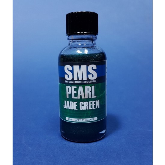Acrylic Lacquer Paint - Pearl Jade Green 30ml