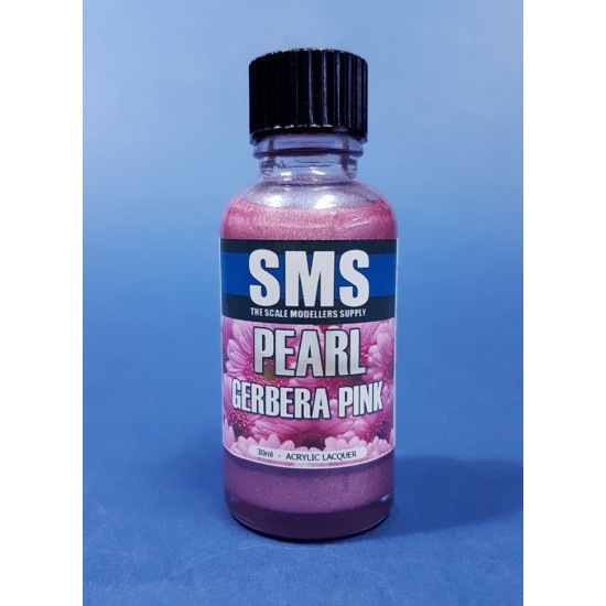 Acrylic Lacquer Paint - Pearl Gerbera Pink 30ml