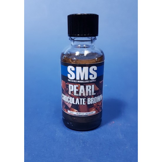 Acrylic Lacquer Paint - Pearl Chocolate Brown 30ml