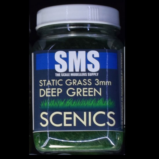 Static Grass 3mm Deep Green (30g)