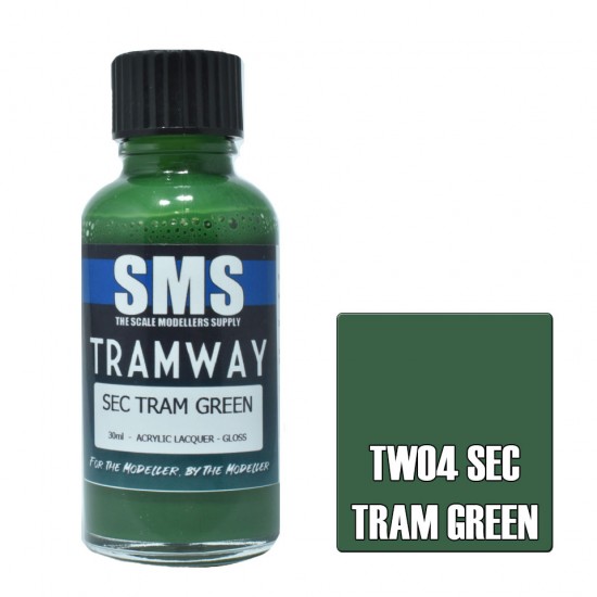 Acrylic Lacquer Paint - SEC Tram Green (30ml)