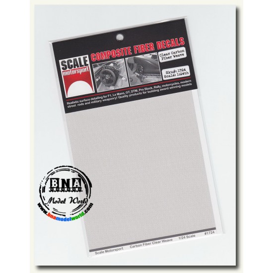 1/24 Carbon Fiber "Clear" Decals