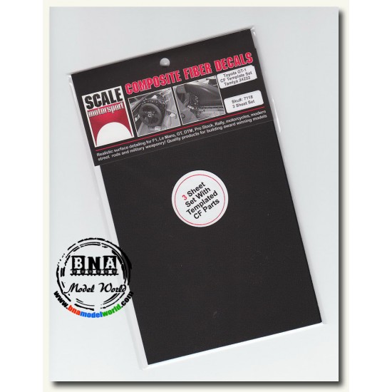 1/24 Toyota GT-One Composite Fiber Template Set for Tamiya 24222