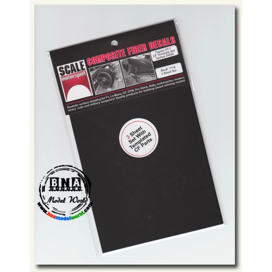 1/24 Toyota GT-One Composite Fiber Template Set for Tamiya 24222