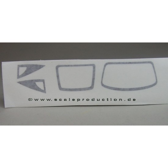 1/24 Pre-Cut Window Frames for Fujimi Cayman kit