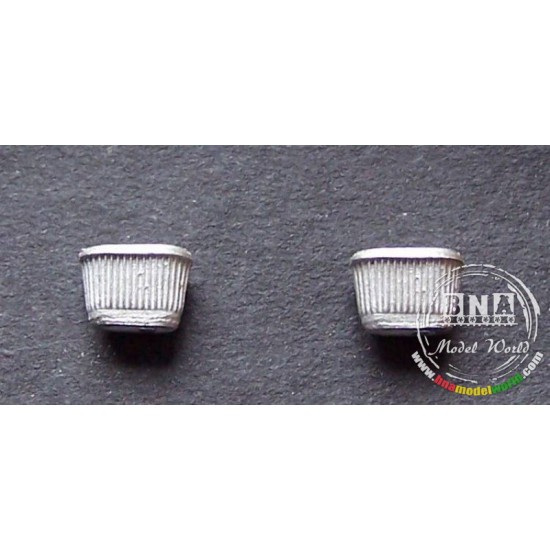 1/24 Metal Air Cleaner/Filters for Weber Carburettor (2pcs)