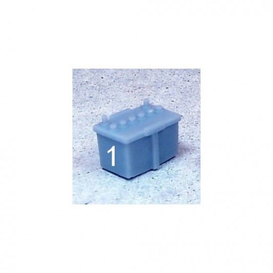 1/24 Resin 12V Battery (around 10.5mm x 8.5mm)