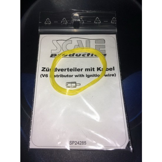 1/24 V/R 6 Distributor with Yellow Ignition Wire