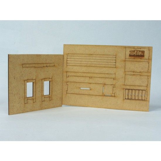 1/24 1/25 Workbench #1 MDF Wood Laser Cut