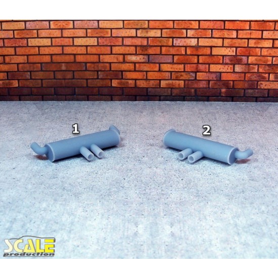1/24 1/25 Exhaust Muffler Ver.C for Porsche #2 (1pc, 3d printed)