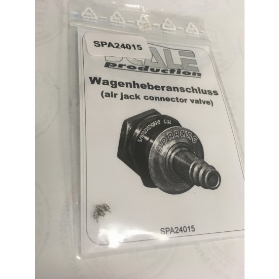 1/24 Air Jack Connector Valve (4pcs, Aluminum)