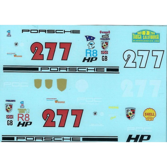 1/24 Porsche 911 "Magnus Walker" #277 Decals