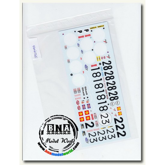 1/24 Ferrari F512/312 Can Am Sponsor Decals