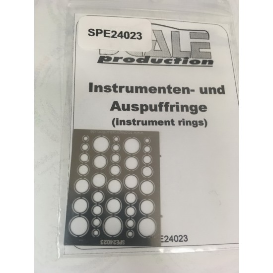 1/24 Photo-Etched Instrument Rings (35pcs)