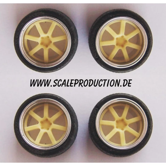 1/24 Sportec SPR1 19" Wheel Rings and Inserts Set (4 Wheel Rings + 4 Wheel Inserts)