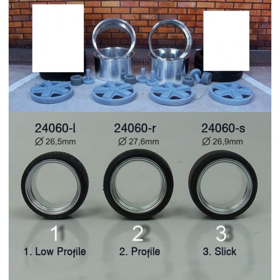 1/24 19" Sport Classic Wheels with Low Profile Tyres