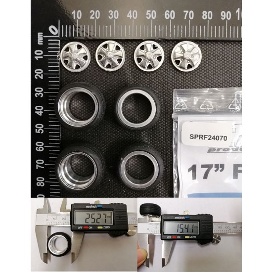 1/24 Fuchs Singer 17" Wheels Set (4 Wheels)