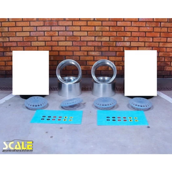 1/24 16" BBS E-17 Wheels without Tyre