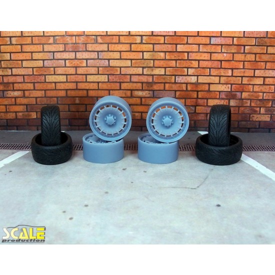 1/24 1/25 17" Mercedes Barock Wheels without Tyre