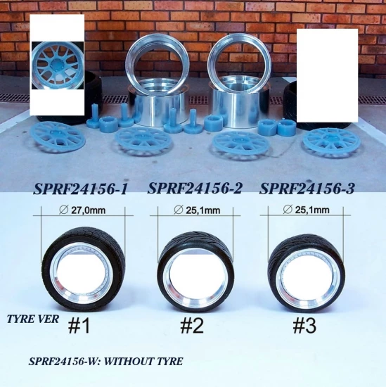 1/24 1/25 18" BBS LM-R Wheels without Tyre