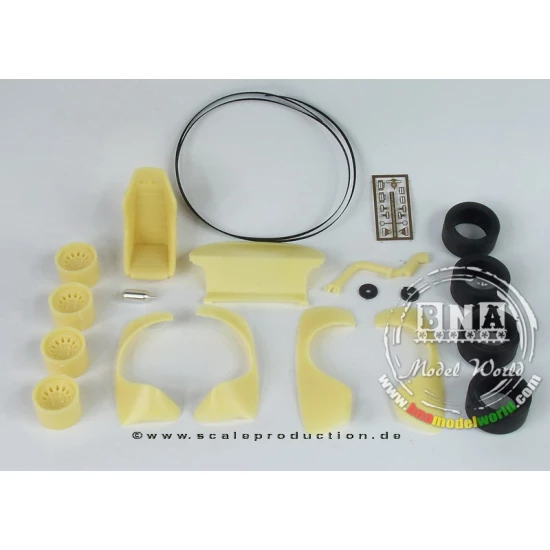Transkit for Tamiya 1/24 Alfa Romeo GTAj (incl. wheels, tyres, body parts, etc.)