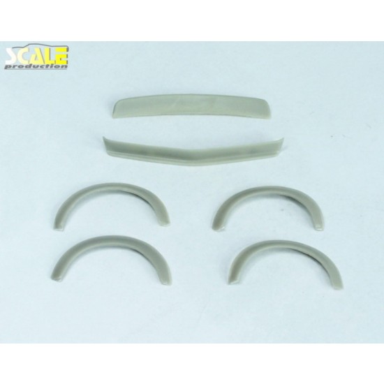 1/24 BMW 2002 Transkit (fender flares, front airdam) for Hasegawa 2002 kits