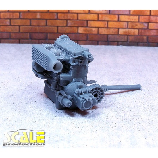 1/24 V-W Golf 1.8L 16V Weber Engine for Revell Golf 1 GTI/Cabrio/Pirelli