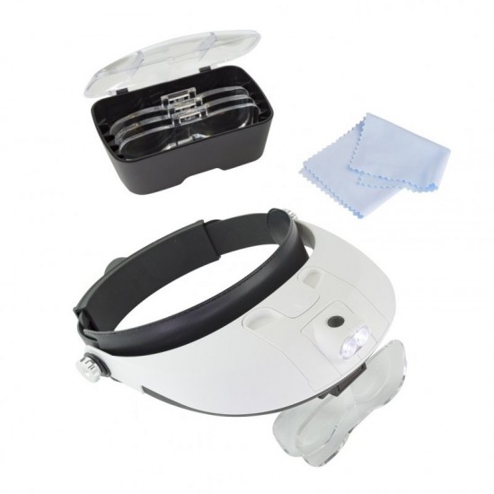Pro LED Headband Magnifier Kit 