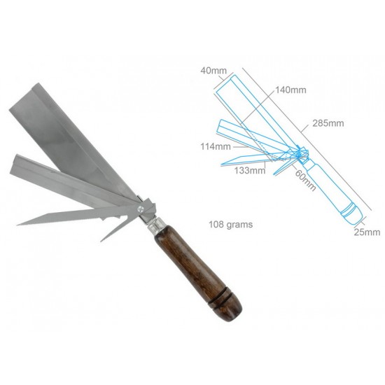 4 in 1 Saw Set for Cutting Wood, Plastic, Soft Metal