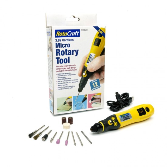 3.6V Micro Rotary Tool (cordless, USB)