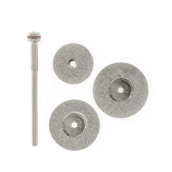Diamond Saws and Mandrel (3pcs)