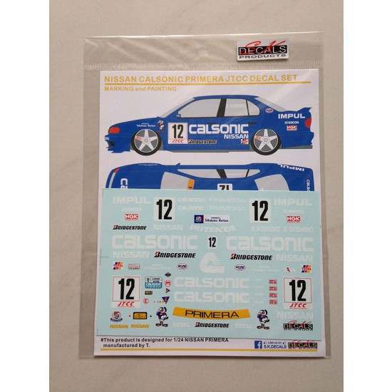 1/24 Calsonic Primera JTCC Decal Set