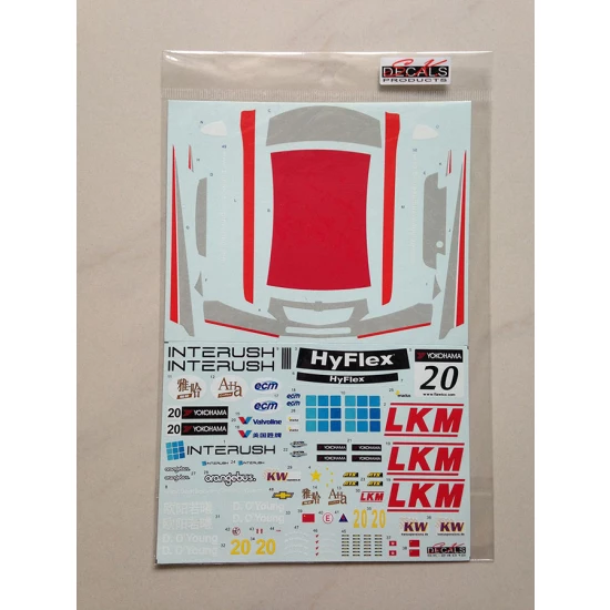 1/24 Chevrolet Cruze WTCC 2012 Macau GP #20 Decal