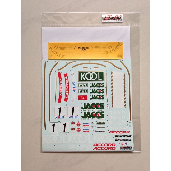 1/24 Honda Kool Accord JTCC 1997 Decal