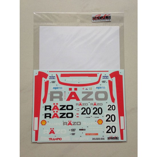 1/24 Honda Civic EF3 Gr.A Macau Guia 89 Razo Decal